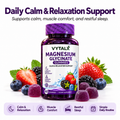 VYTALX Magnesium Glycinate Gummies – 60 Count | Calm & Sleep Support