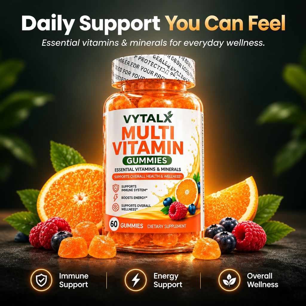 VYTALX Multivitamin Gummies – 60 Count | Daily Wellness Support