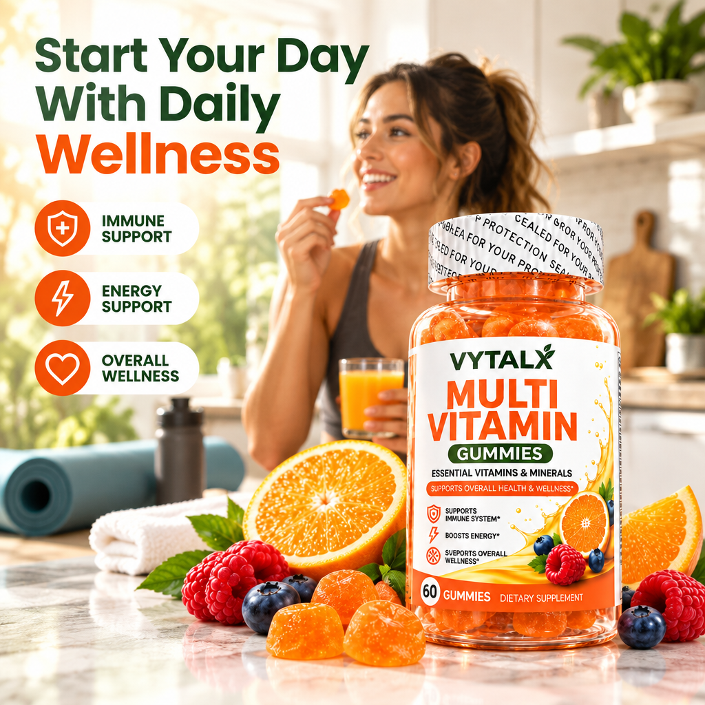 VYTALX Multivitamin Gummies – 60 Count | Daily Wellness Support