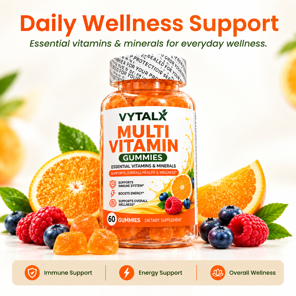 VYTALX Multivitamin Gummies – 60 Count | Daily Wellness Support