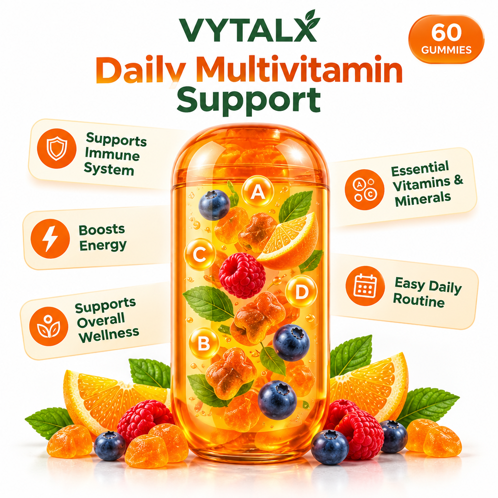VYTALX Multivitamin Gummies – 60 Count | Daily Wellness Support