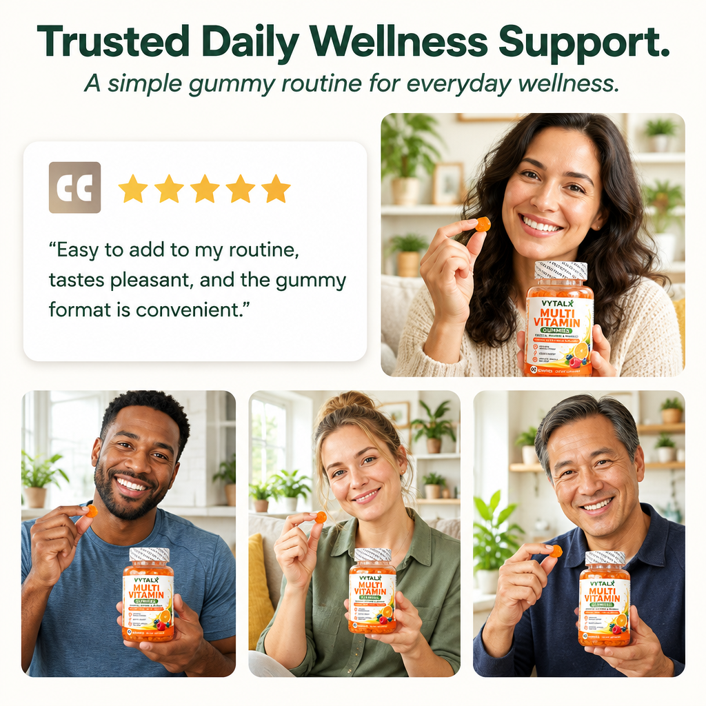 VYTALX Multivitamin Gummies – 60 Count | Daily Wellness Support