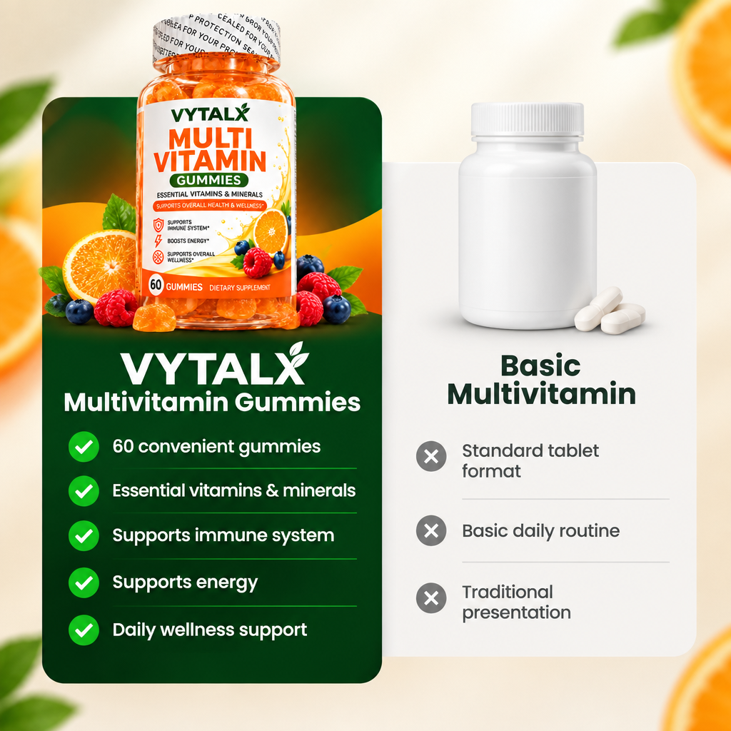 VYTALX Multivitamin Gummies – 60 Count | Daily Wellness Support
